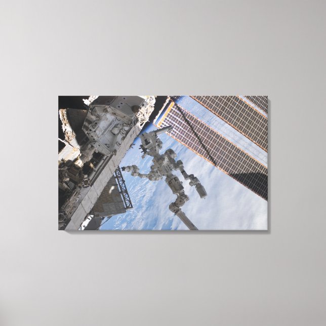 The Canadian-built Dextre robotic system Canvas Print (Front)