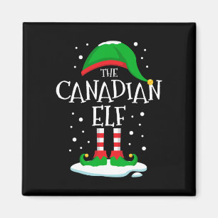 The Canadian Elf Christmas Family Matching Xmas Ca Magnet
