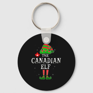 The Canadian Elf Group Matching Family Christmas C Keychain