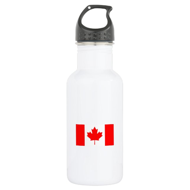 The Canadian Flag - Canada Souvenir 532 Ml Water Bottle (Front)