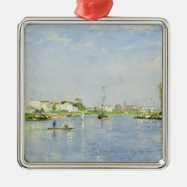 The Canal Saint-Denis Metal Ornament (Front)