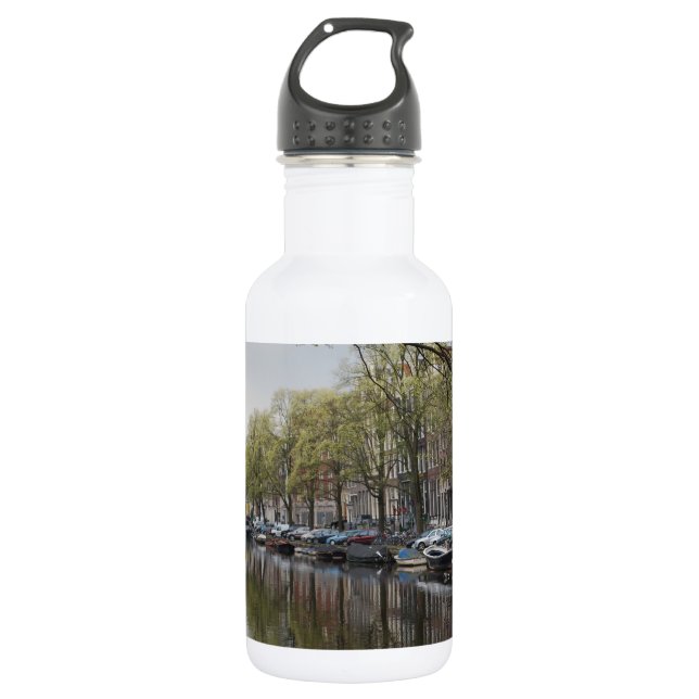The Canals of Amsterdam 532 Ml Water Bottle (Front)