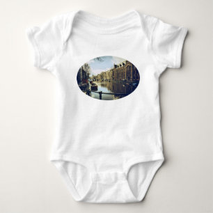 The Canals of Urban Amsterdam Baby Bodysuit