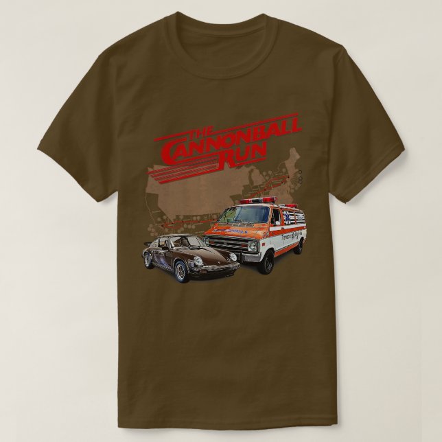 The Cannonball Run T-Shirt (Design Front)