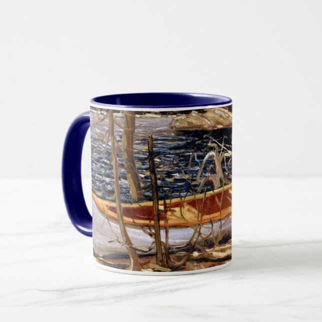 The Canoe, fine art by Tom Thomson Mug (Front Left)