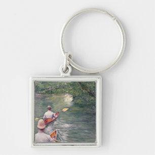 The Canoes, 1878 Keychain
