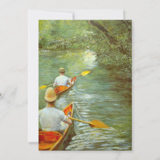 The Canoes, Perissoires by Gustave Caillebotte