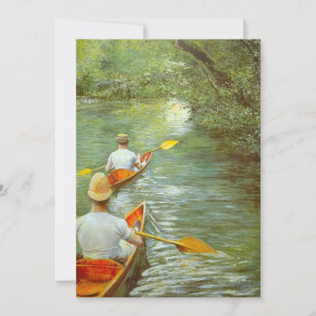 The Canoes, Perissoires by Gustave Caillebotte (Front)