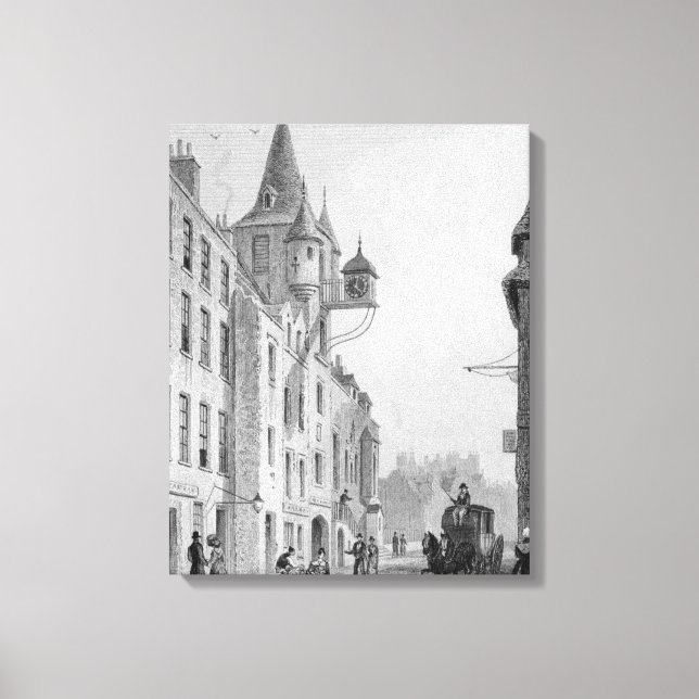 The Canongate Tolbooth, Edinburgh Canvas Print (Front)