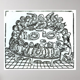 The Canterbury Pilgrims Poster