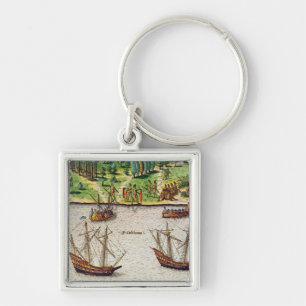 The Cape of Florida  and the Dolphin River Keychain