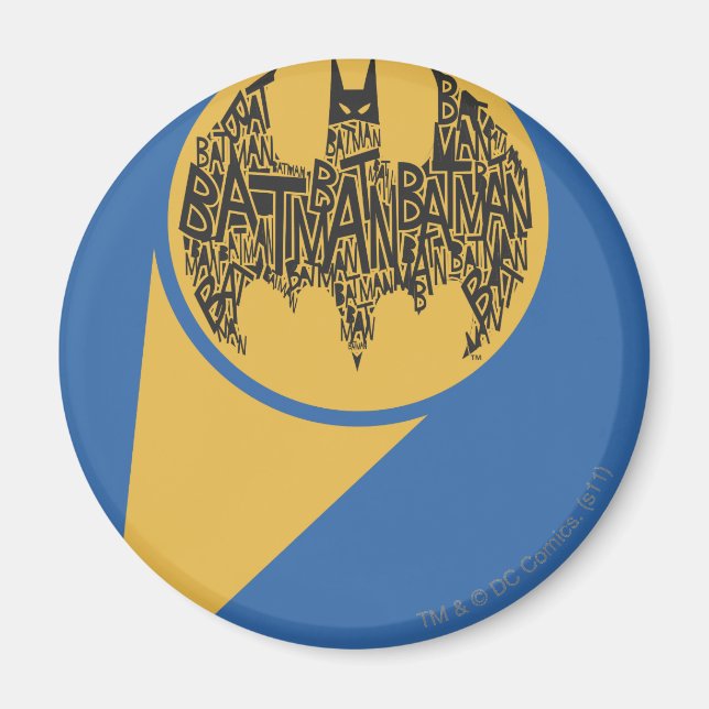 The Caped Crusader Magnet (Front)