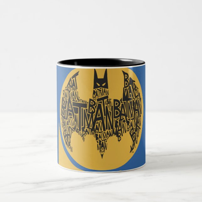 The Caped Crusader Two-Tone Coffee Mug (Center)