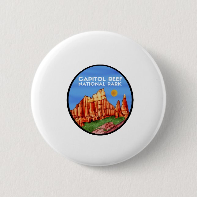 THE CAPITOL WAY 2 INCH ROUND BUTTON (Front)
