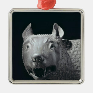 The Capitoline She-Wolf Metal Ornament