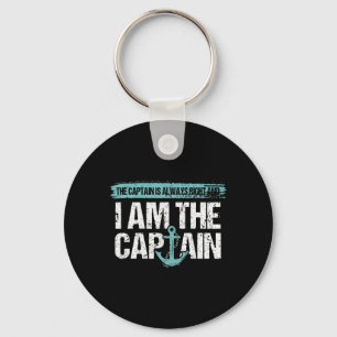 The Captain Is Always Right - Fun Boot Captain Gif Keychain