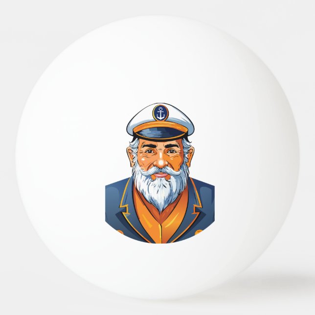 The captain of the ship ping pong ball (Front)