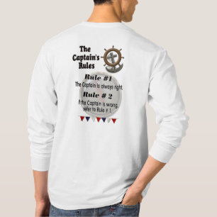 The Captain's Rules - long sleeve Men's T-shirt