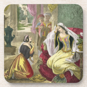 The Captive Hebrew Maid that Waited on Naaman's Wi Coaster