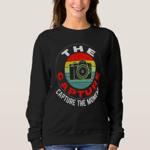The Capture Moment Vintage retro Camera photograp Sweatshirt