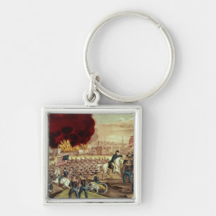 The Capture of Atlanta by the Union Army Keychain