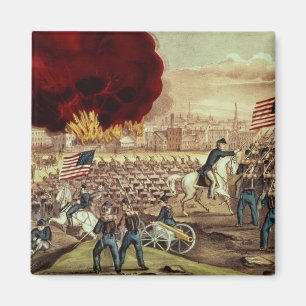 The Capture of Atlanta by the Union Army Magnet