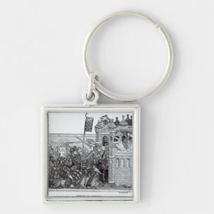 The Capture of Damietta in 1249 Keychain