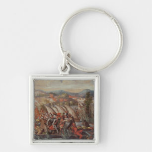 The Capture of Guatemoc Keychain