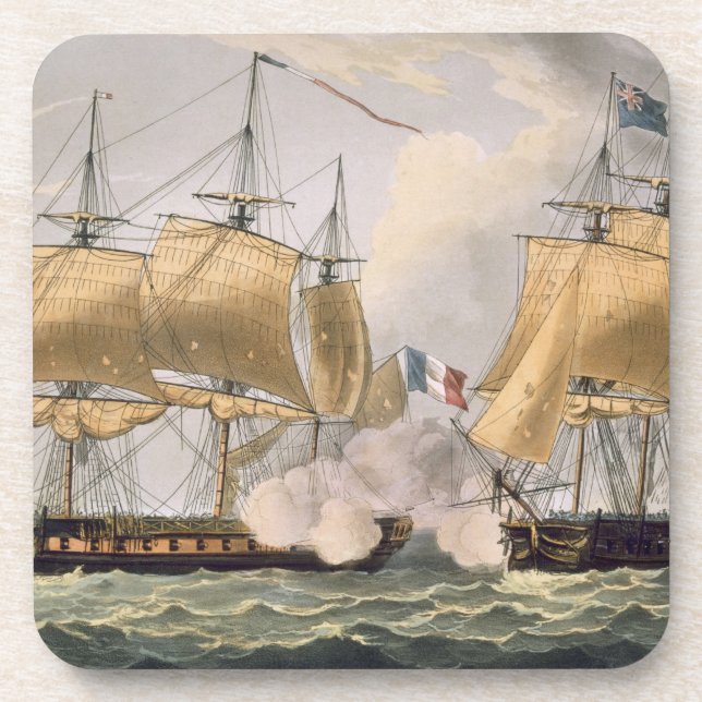 The Capture of La Clorinde, February 26th 1814, en Coaster (Front)