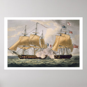 The Capture of La Clorinde, February 26th 1814, en Poster