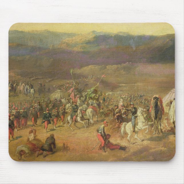 The Capture of the Retinue of Abd-el-Kader Mouse Pad (Front)
