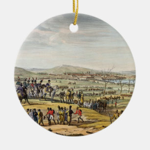 The Capture of Ulm, 17 October 1805, engraved by L Ceramic Ornament