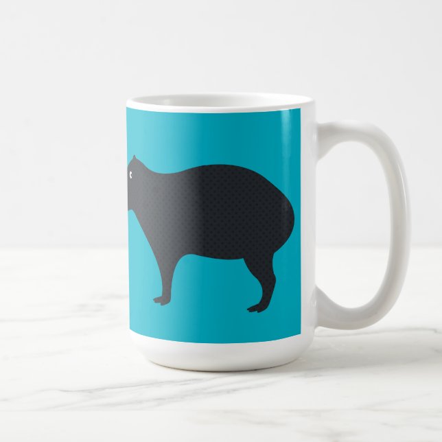 The Capybara is Watching Mug (Right)