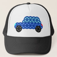 The Car Of Life - Sacred Shapes B1,Blue.