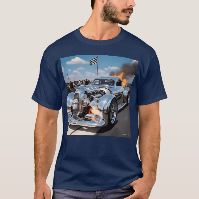 The car scene is electric with cipation at boy T-Shirt (Front)