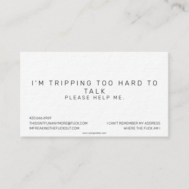 the card (Front)