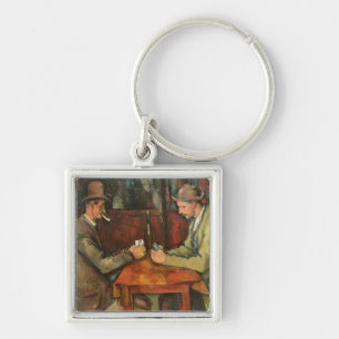 The Card Players, 1893-96 Keychain