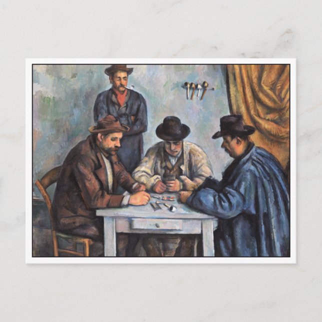 The Card Players by Paul Cezanne (Front)