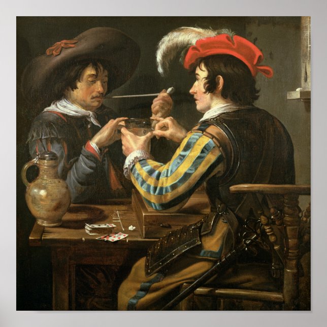 The Card Players Poster (Front)