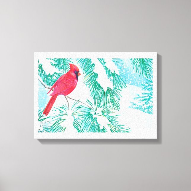 The Cardinal - Canvas Print (Front)