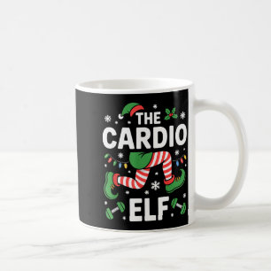 The Cardio Elf Funny Fitness Christmas Gym Workout Coffee Mug