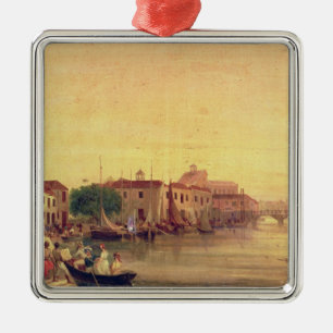 The Careenage, Bridgetown, Barbados, c.1848 Metal Ornament