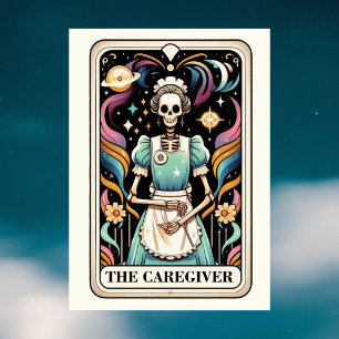 The Caregiver Tarot Card Mother's Day Skeleton
