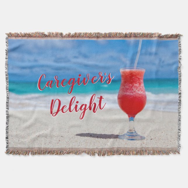The Caregiver's Delight Throw Blanket (Front)