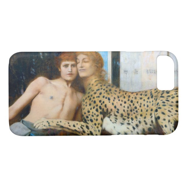 The Caresses, Fernand Khnopff Case-Mate iPhone Case (Back (Horizontal))