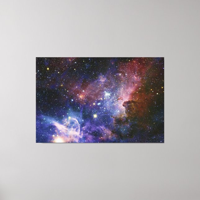The Carina Nebula Eta Carina Nebula NGC 3372 Canvas Print (Front)