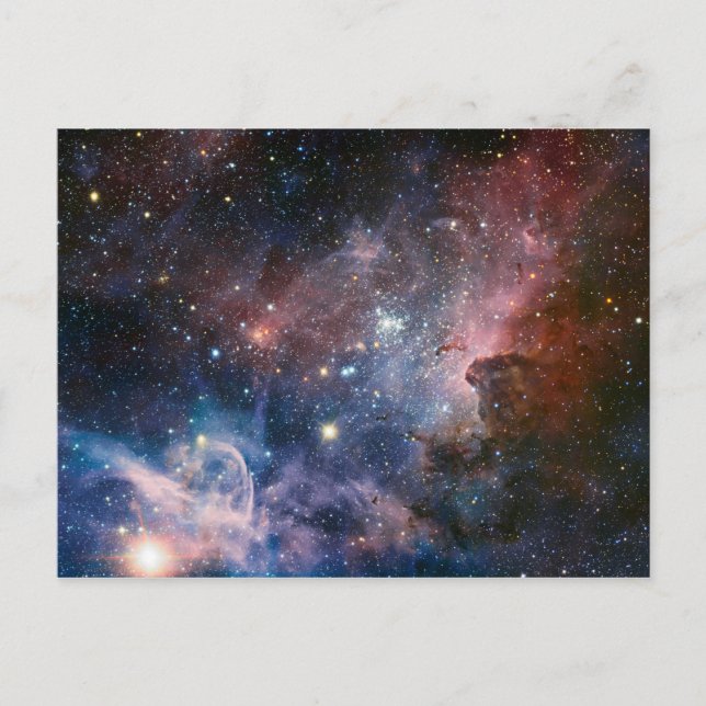 The Carina Nebula's hidden secrets Postcard (Front)
