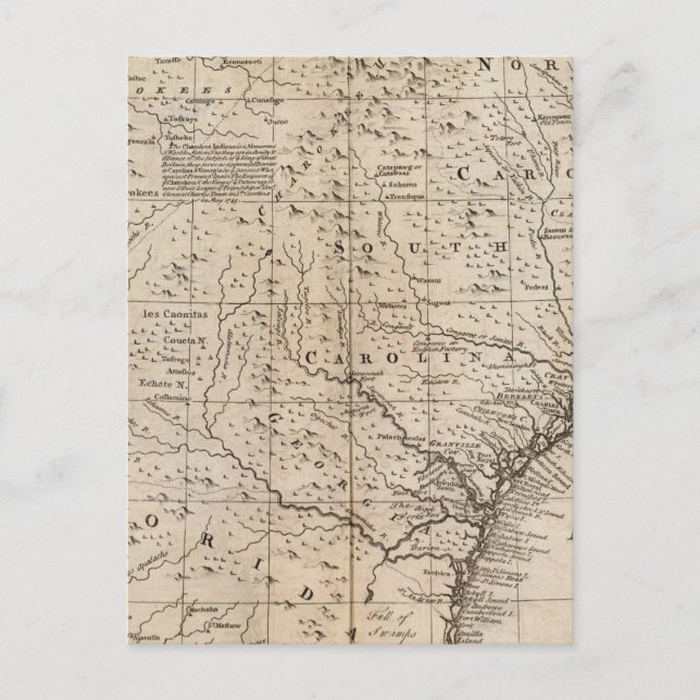The Carolinas and Georgia Postcard (Front)