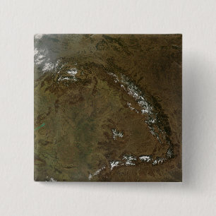 The Carpathian Mountains 2 Inch Square Button