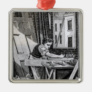 The Carpenter Metal Ornament